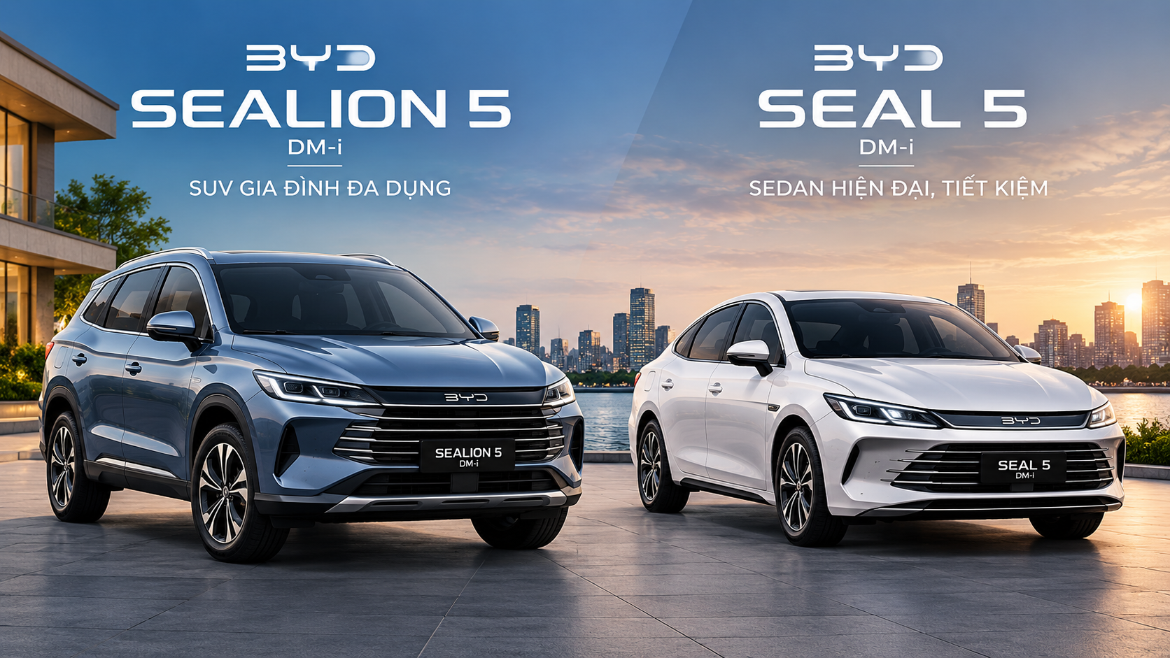 BYD Sealion 5 và BYD Seal 5